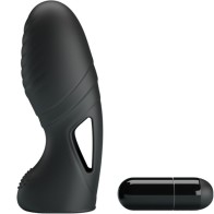 Alan Silicone Finger Vibrator Black