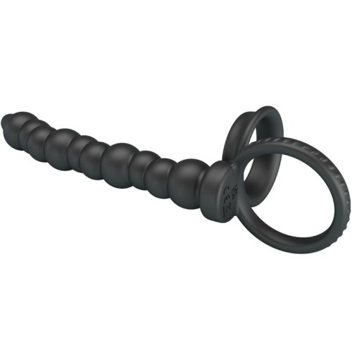 Dillion Double Penetration Ring Black