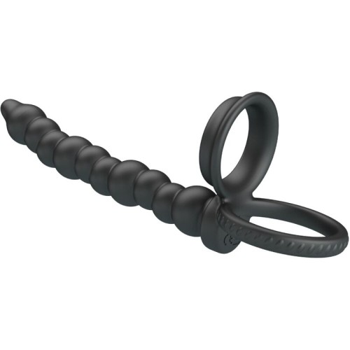 Dillion Double Penetration Ring Black