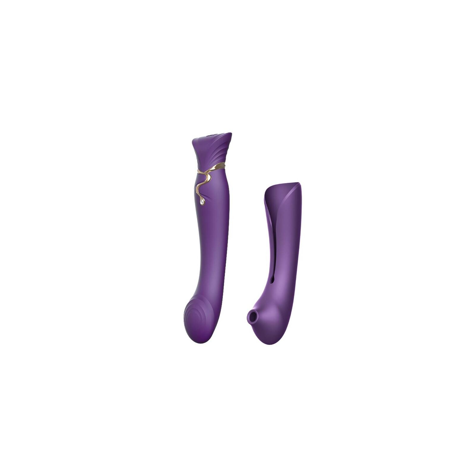 Queen Pulse Wave Clitoral Stimulator Purple