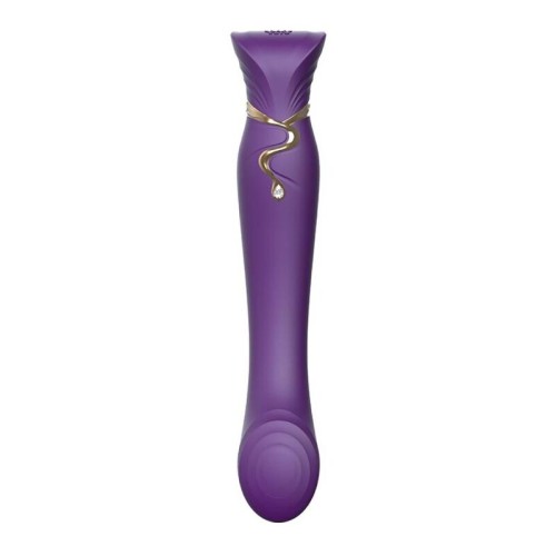 Queen Pulse Wave Clitoral Stimulator Purple