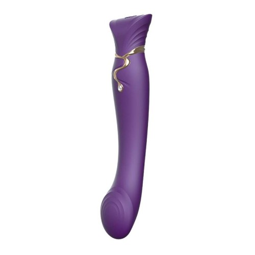 Queen Pulse Wave Clitoral Stimulator Purple