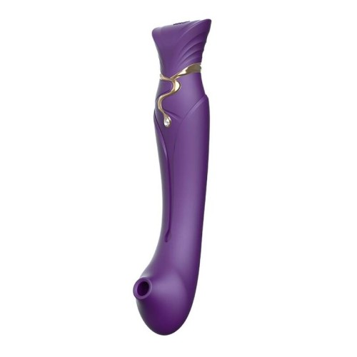 Queen Pulse Wave Clitoral Stimulator Purple