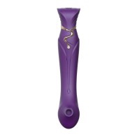 Queen Pulse Wave Clitoral Stimulator Purple