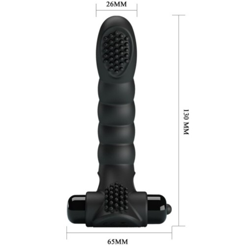 Vibrador De Dedo Alexander 10 Vibraciones Negro