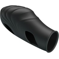 Vibrador De Dedo Silicona Negro Lich