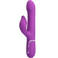 4-in-1 Vibrator and Stimulator Purple