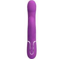 Vibrador & Estimulador Multifunción 4 en 1 Morado