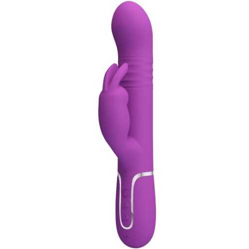 Vibrador Rabbit Multifunción 4 en 1 Coale Morado