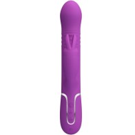 Vibrador Rabbit Multifunción 4 en 1 Coale Morado