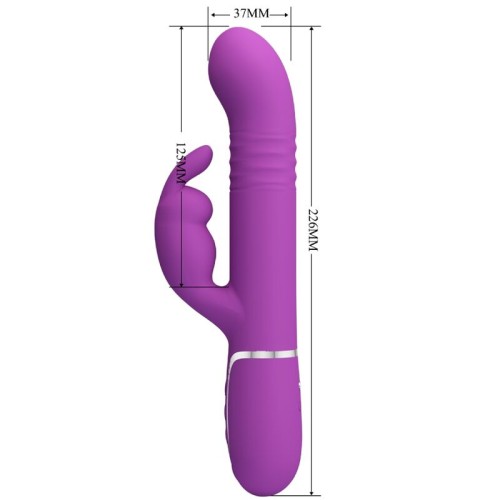 Coale 4-in-1 Rabbit Vibrator Purple