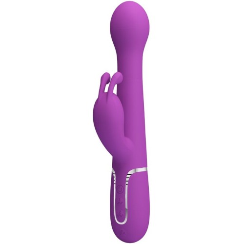 Vibrador Rabbit Multifunción 3 en 1 Dejon Morado