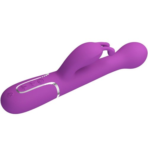 Vibrador Rabbit Multifunción 3 en 1 Dejon Morado