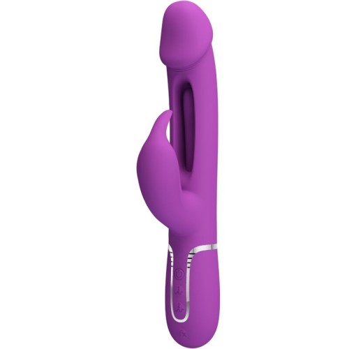 Vibrador Rabbit Multifunción 3 en 1 Kampas Morado