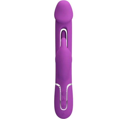 Vibrador Rabbit Multifunción 3 en 1 Kampas Morado