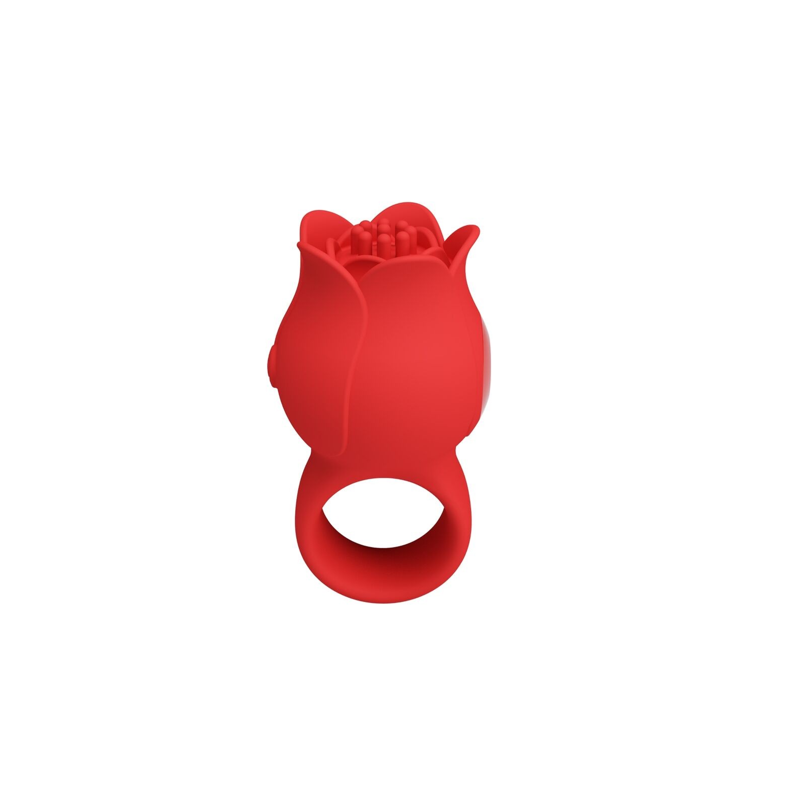 Jae Finger Vibrator Rose Shape 10 Vibrations Red