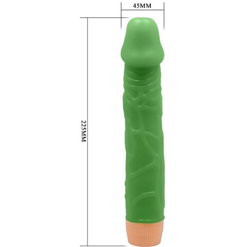 Bill Realistic Vibrator 22.5 cm Green for Ultimate Pleasure