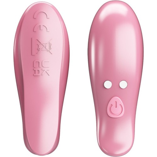 Cailey Nipple Clamps with Remote Control 10 Vibrations Pink