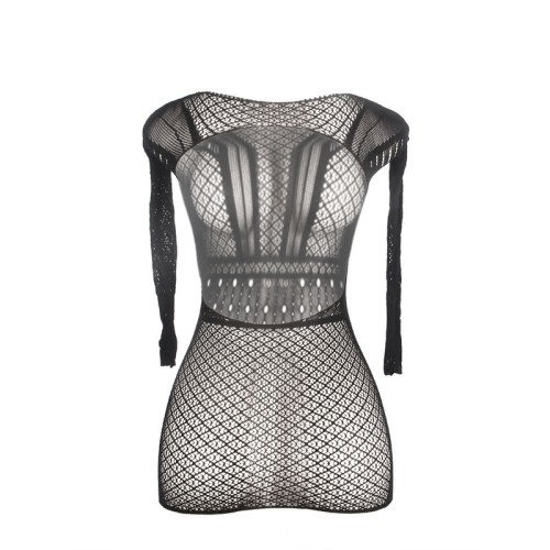 Sublime Short Mesh Halter Neck Dress for Sophisticated Style