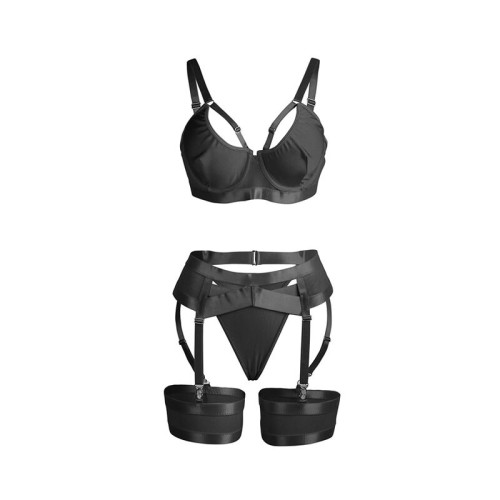 Sublime Black Bondage Lingerie Set