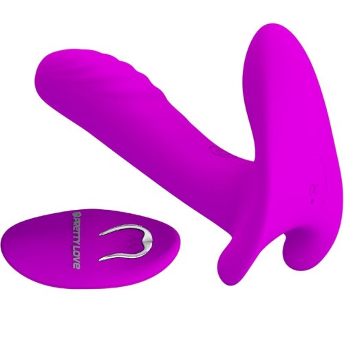 Masajeador y Vibrador con Control Remoto Morado