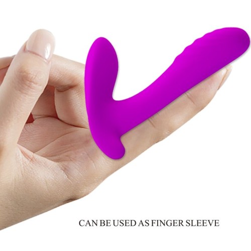 Massager and Vibrator with Remote Control Purple