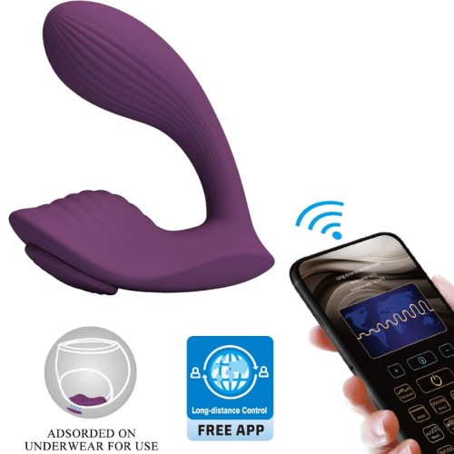 Franz Massager and Vibrator with App Purple