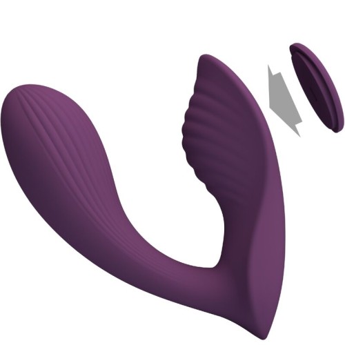 Franz Masajeador y Vibrador con Aplicación Morado