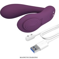 Franz Masajeador y Vibrador con Aplicación Morado