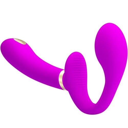 Thunderbird Remote-Controlled Strap-on Vibrator Purple