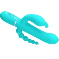 Cammy Multifunctional Rabbit Vibrator Blue