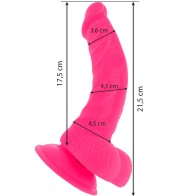 Flexible Vibrating Dildo Pink 21.5 cm - Shop Now