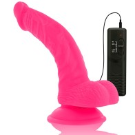 Flexible Vibrating Dildo Pink 21.5 cm - Shop Now