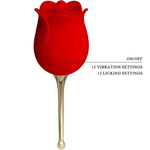 Pretty Love Rose Lover Clitoris Stimulator - 12 Vibrations