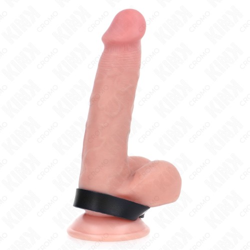 Kink Leather Penis Ring with Snap Closure