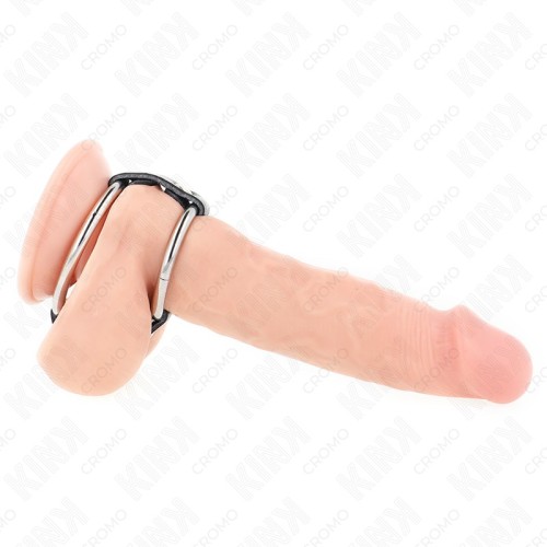 Kink Anillo Pene Metal Doble 3.8 Cm A 5 Cm