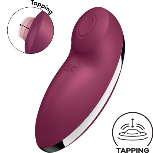 Satisfyer Tap & Climax 2 Vibrador & Estimulador Rojo