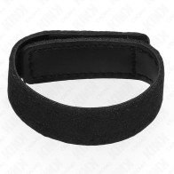 Kink Leather Cock Ring with Velcro Closure - 20 x 2 cm