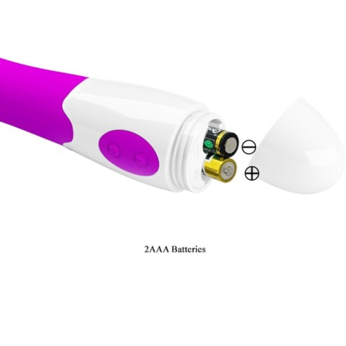 Vibrador Elemental Punto G 30 Modos Morado