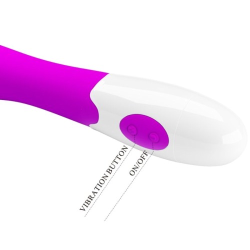 Vibrador Elemental Punto G 30 Modos Morado