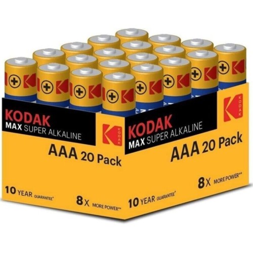 Max Power AAA Alkaline Batteries Box of 20