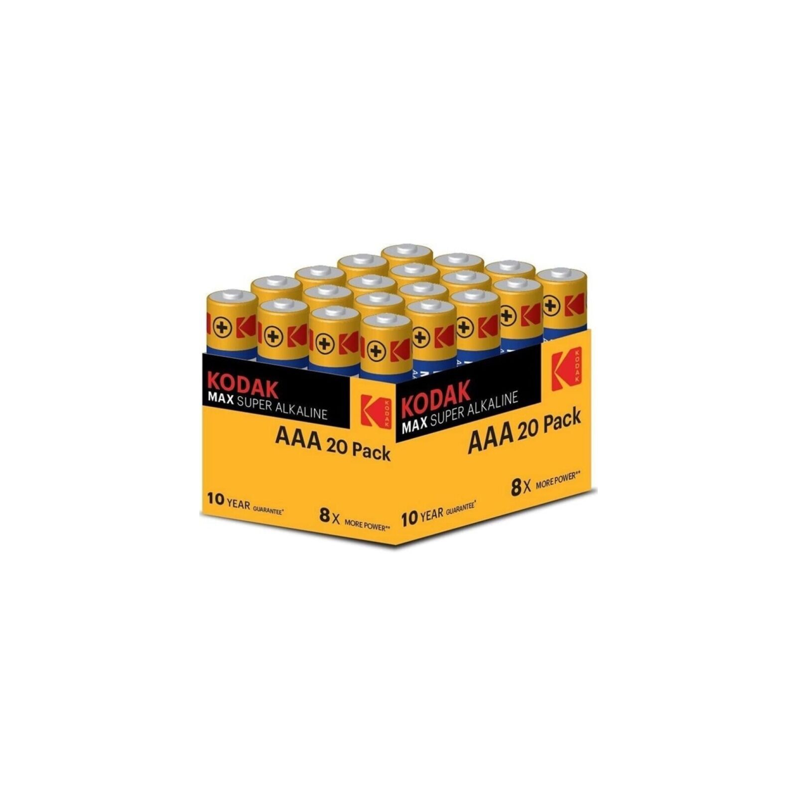 Max Power AAA Alkaline Batteries Box of 20