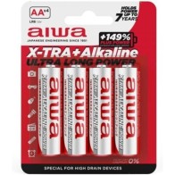 Reliable Powerful AA Alkaline Batteries Pack of 4