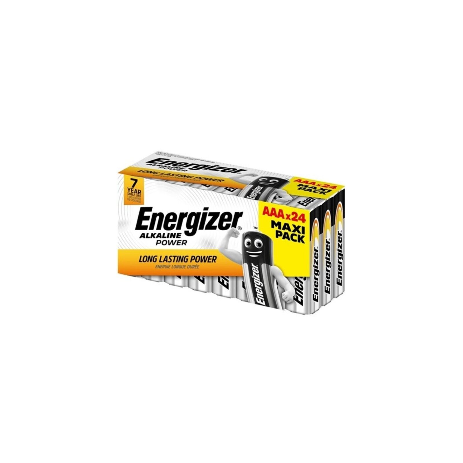 Powerful AAA Alkaline Batteries Box of 24