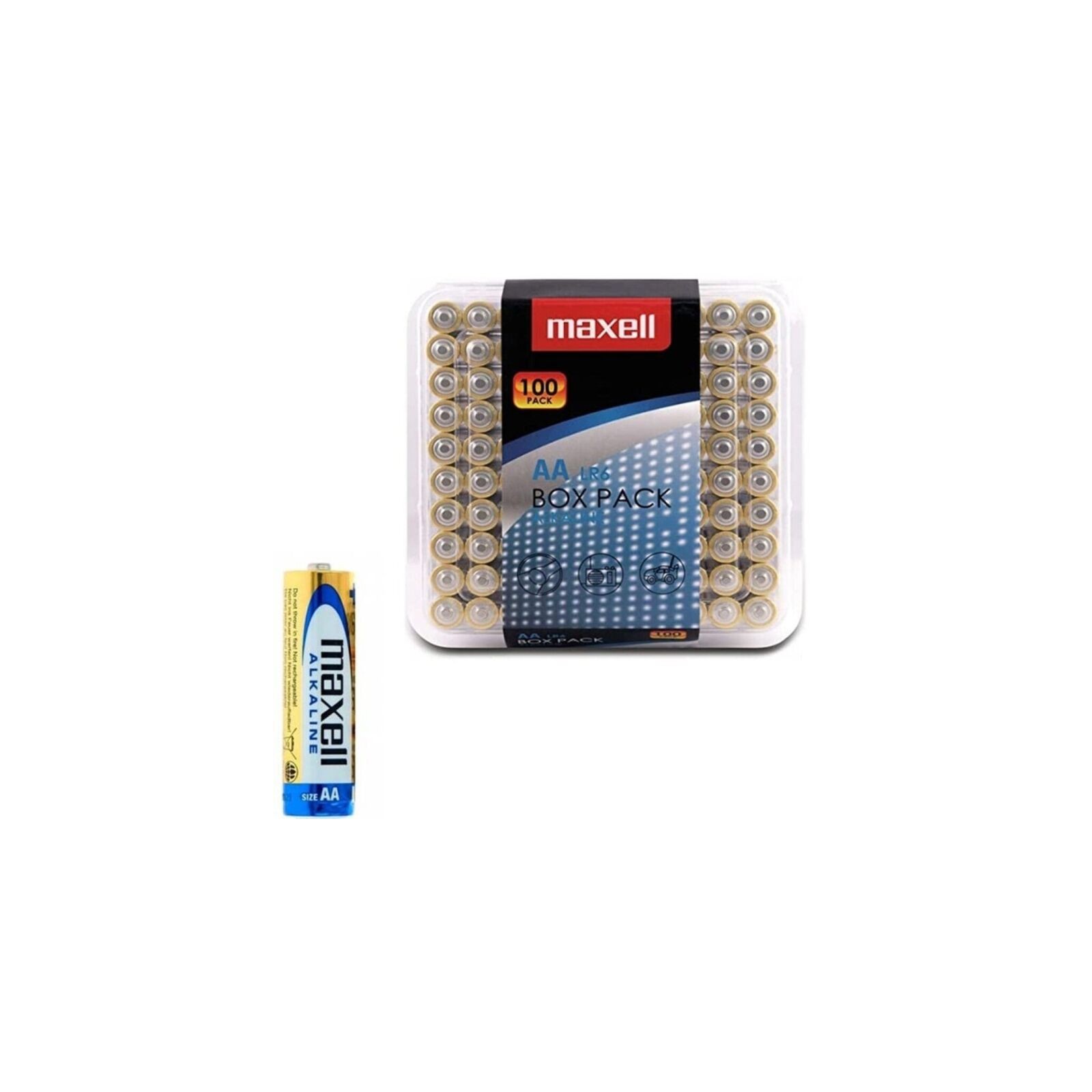 AA LR6 Alkaline Battery Pack of 100