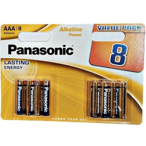 Bronze Alkaline AAA LR03 Batteries Blister of 8