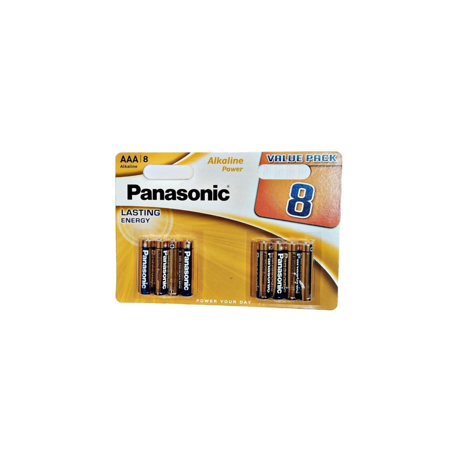 Bronze Alkaline AAA LR03 Batteries Blister of 8