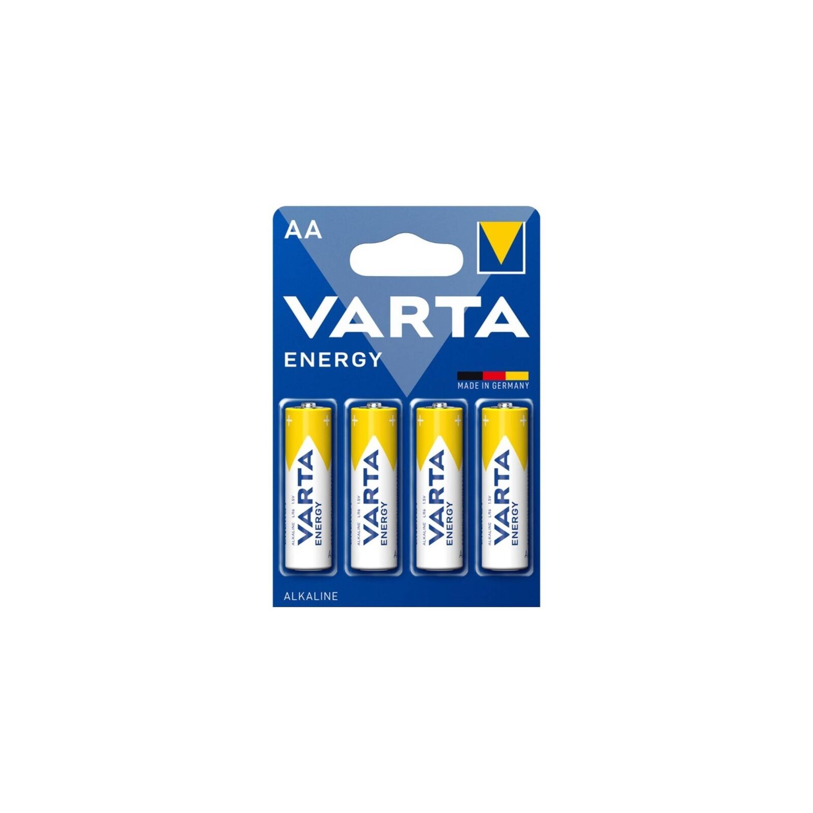 Energy Alkaline AA LR6 Batteries Blister of 4