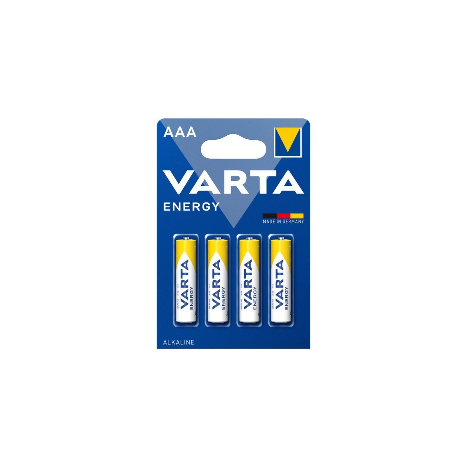 Energy AAA LR03 Alkaline Battery Blister Pack