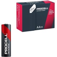 Pack de 10 Baterías Alcalinas AA LR6 Intense Power